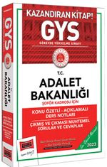 2023 Adalet Bakanlığı Şöför Kadrosu İçin Konu Özetli Açıklamalı Ders Notları Çıkmış ve Çıkması Muhtemel Sorular ve Cevaplar 