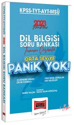 2023 KPSS-TYT-AYT-MSÜ Panik Yok Dil Bilgisi Tamamı Çözümlü Soru Bankası (Orta Seviye) 