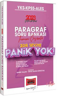 2023 YKS-KPSS-ALES Panik Yok Paragraf Soru Bankası Tamamı Çözümlü Soru Bankası (Zor Seviye) 
