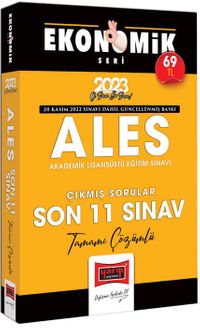 2023 ALES Tamamı Çözümlü Çıkmış Son 11 Sınav Soruları Ekonomik Seri (20 Kasım 2022 Sınavı Dahil) 