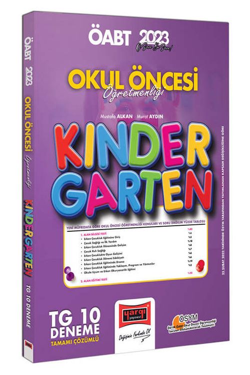 2023 ÖABT Okul Öncesi Öğretmenliği Kindergarten Tamamı Çözümlü TG 10 Deneme 