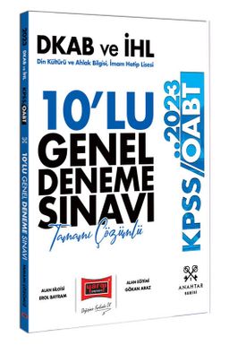 2023 ÖABT Din Kültürü ve Ahlak Bilgisi İmam Hatip Lisesi (Dkab ve İHL) Öğretmenliği Tamamı Çözümlü 10 Deneme 