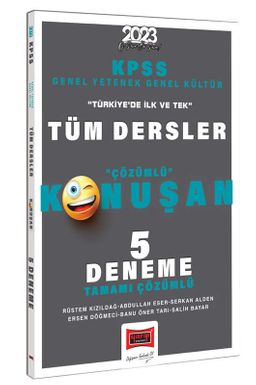 2023 KPSS GK-GY Tüm Dersler Tamamı Çözümlü 5 Deneme 