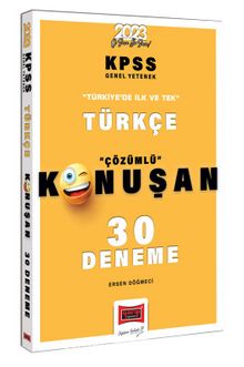 2023 KPSS Türkçe Tamamı Çözümlü Konuşan 30 Deneme 