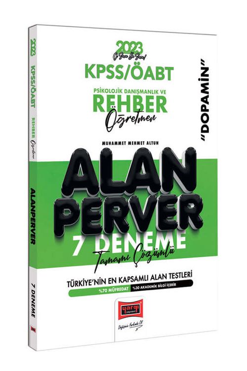 2023 KPSS ÖABT Psikolojik Danışmanlık ve Rehber Öğretmen (PDR) Tamamı Çözümlü 7 Deneme 