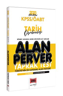 2023 KPSS ÖABT Tarih Öğretmenliği Alanperver Yaprak Test 