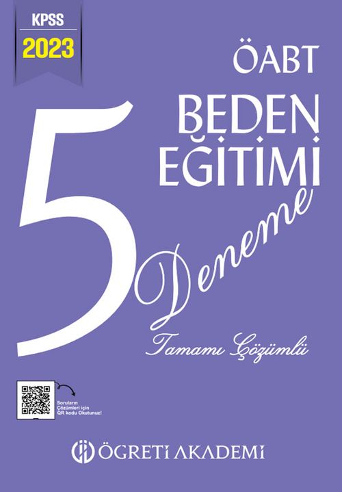 2023 KPSS ÖABT Beden Eğitimi 5 Deneme