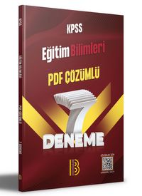 KPSS Eğitim Bilimleri PDF Çözümlü 7 Deneme