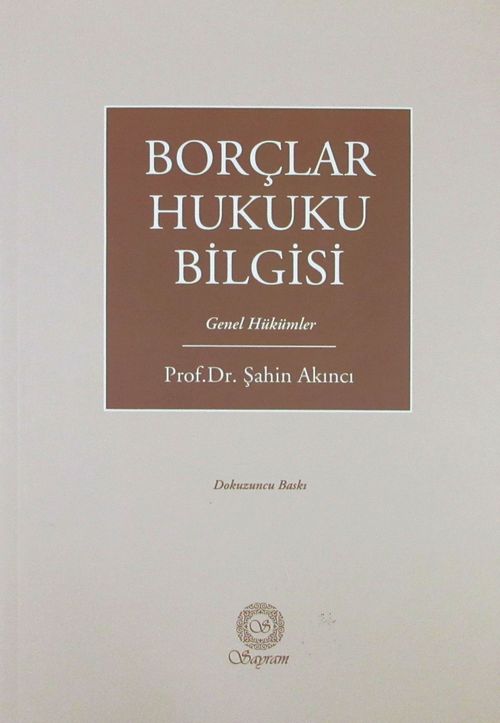Borçlar Hukuku Bilgisi Genel Hükümler