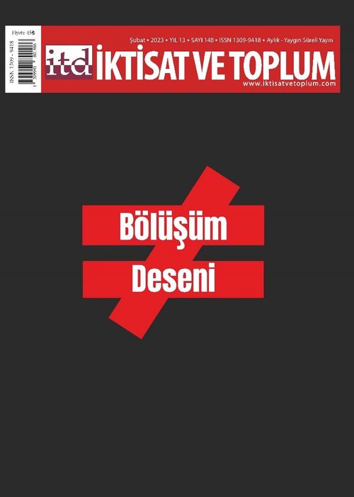 İktisat ve Toplum Dergisi 148. Sayı Bölüşüm Deseni