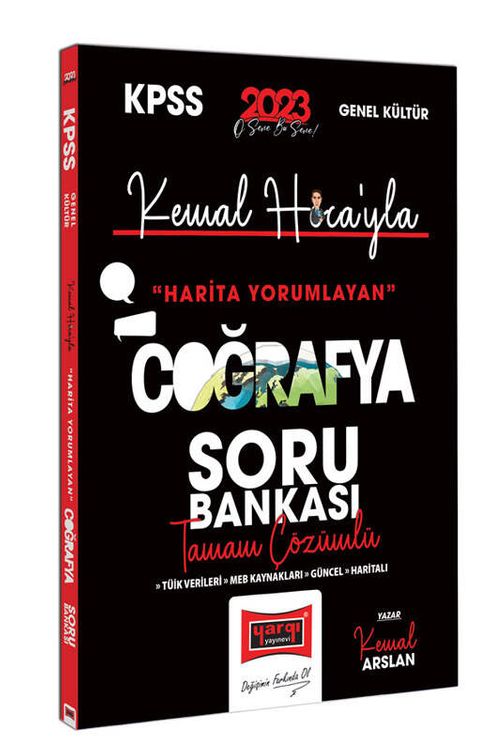 2023 KPSS Kemal Hoca'yla Harita Yorumlayan Coğrafya Tamamı Çözümlü Soru Bankası 