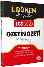 LGS 2023 I. Dönem Konuları Özetin Özeti Kitapçığı