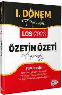 LGS 2023 I. Dönem Konuları Özetin Özeti Kitapçığı