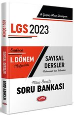 2023 LGS I. Dönem Sayısal Dersler Soru Bankası