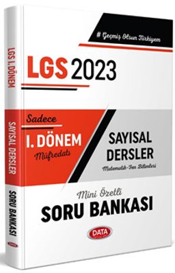 2023 LGS I. Dönem Sayısal Dersler Soru Bankası