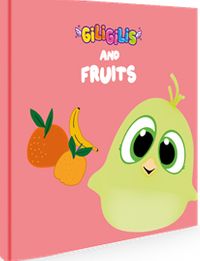 Giligilis and  Fruits / İngilizce Eğitici Mini Karton Kitap Serisi