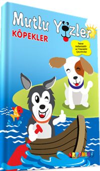 Mutlu Yüzler: Köpekler & Tekrar Kullanılabilir ve Yıkanabilir Çıkartmalı Kitap Serisi