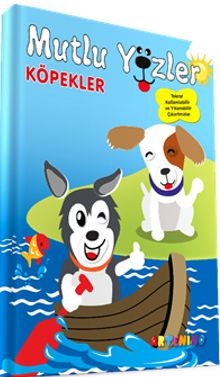 Mutlu Yüzler: Köpekler & Tekrar Kullanılabilir ve Yıkanabilir Çıkartmalı Kitap Serisi