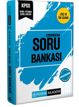 KPSS Genel Yetenek Genel Kültür Lise ve Ön lisans Ezberbozan Soru Bankası