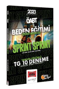 2023 KPSS ÖABT Sprint Beden Eğitimi Öğretmenliği Tamamı Çözümlü TG 10 Deneme Sınavı 