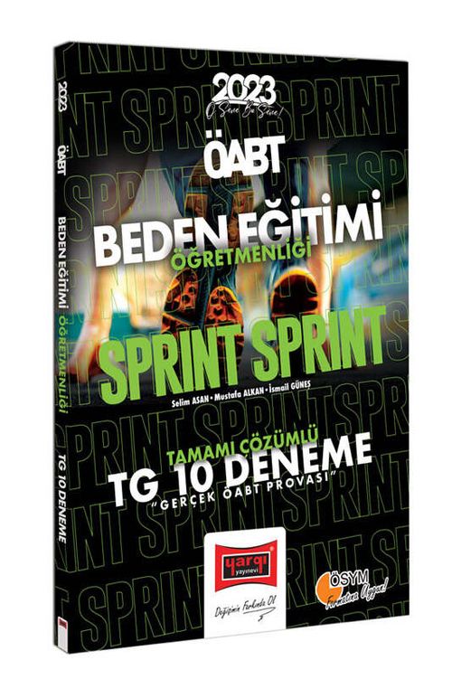 2023 KPSS ÖABT Sprint Beden Eğitimi Öğretmenliği Tamamı Çözümlü TG 10 Deneme Sınavı 