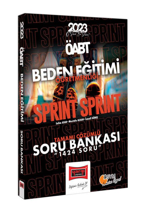 2023 KPSS ÖABT Sprint Beden Eğitimi Öğretmenliği Tamamı Çözümlü Soru Bankası (1424 Soru) 
