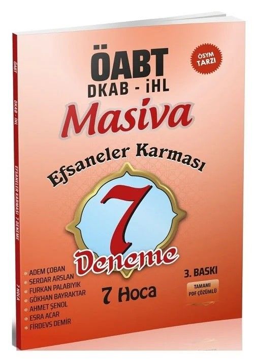 Masiva ÖABT Din Kültürü Efsaneler Karması 7 Hoca 7 Deneme 