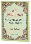 Bina ve Avamil Takrirleri (Arap&ccedil;a T&uuml;rk&ccedil;e)