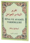 Bina ve Avamil Takrirleri (Arapça Türkçe)