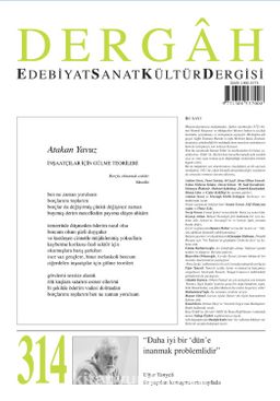 Dergah Edebiyat Sanat Kültür Dergisi Sayı:314 Nisan 2016