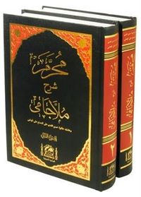 Muharrem Efendi Şerhü Molla Camii (Yeni Dizgi Arapça 2 Cilt Takım)