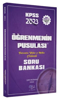 2023 KPSS Eğitim Bilimleri Öğrenme Psikolojisinin Pusulası Soru Bankası Video Çözümlü 