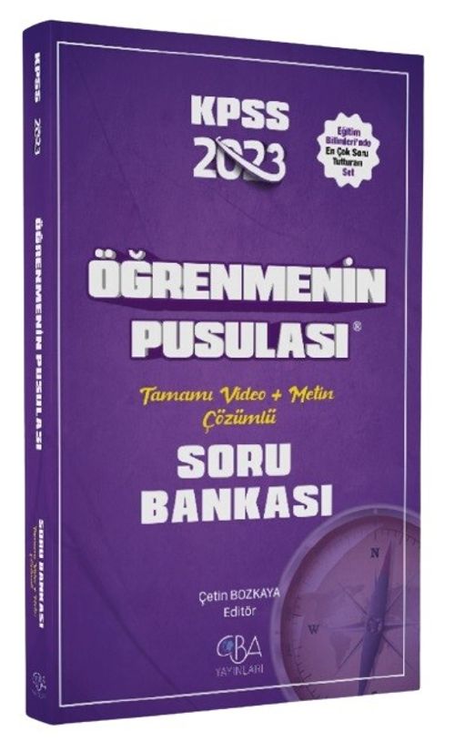 2023 KPSS Eğitim Bilimleri Öğrenme Psikolojisinin Pusulası Soru Bankası Video Çözümlü 