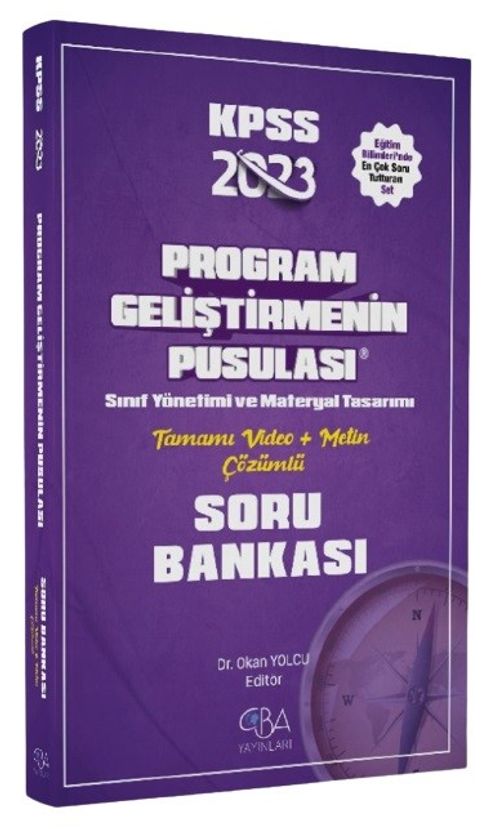 2023 KPSS Eğitim Bilimleri Program Geliştirmenin Pusulası Soru Bankası Video Çözümlü 