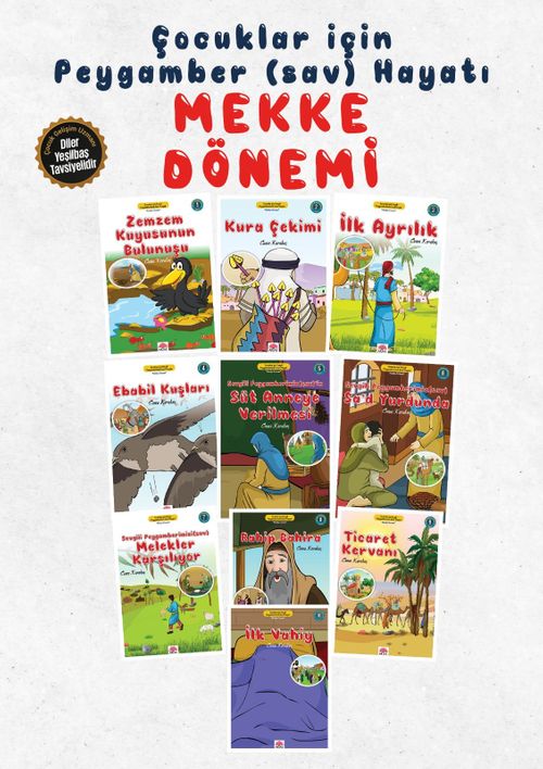 Çocuklar İçin Sevgili Peygamberimizin Hayatı Serisi (10 Kitap)
