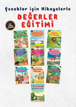 Çocuklar İçin Hikayelerle Değerler Eğitimi (10 Kitap Takım)