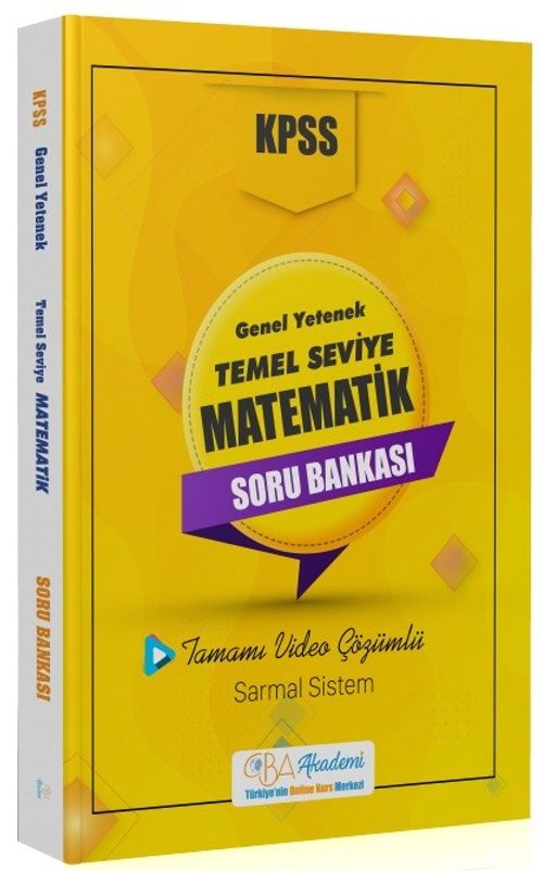 KPSS Temel Seviye Matematik Soru Bankası Video Çözümlü