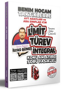 2023 AYT Adayları ve Ara Sınıflar İçin Taktiklerle Limit Türev İntegral Konu Anlatımlı Soru Fasikülü