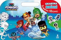 Pjmask Çıkartma Hediyeli Boyama Albümü