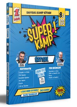 2023 LGS - 8. Sınıf 1. Dönem Sayısal Süper Kamp Kitabı