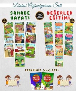 Çocuklar İçin Dinimi Öğreniyorum Seti (22 Kitap Takım)