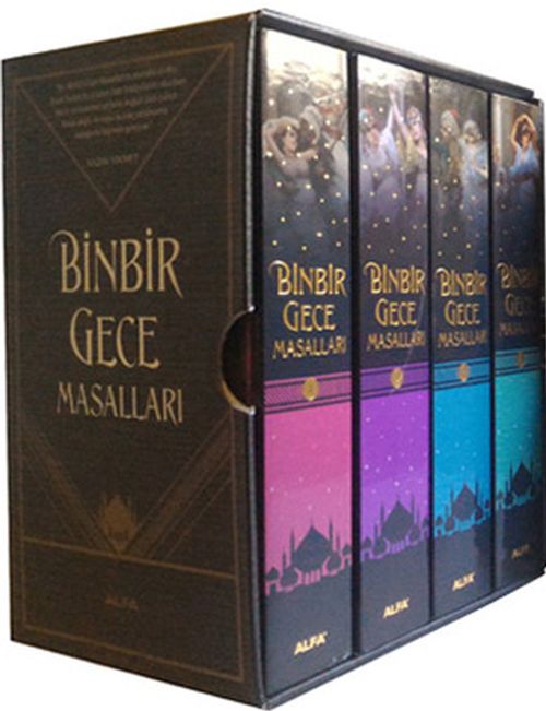 Binbir Gece Masalları (4 Kitap Birarada Kutulu+Ciltli)