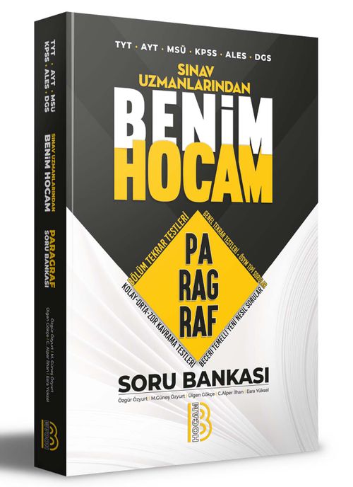 TYT - AYT - MSÜ - KPSS - ALES - DGS Sınav Uzmanlarından Paragraf Soru Bankası 