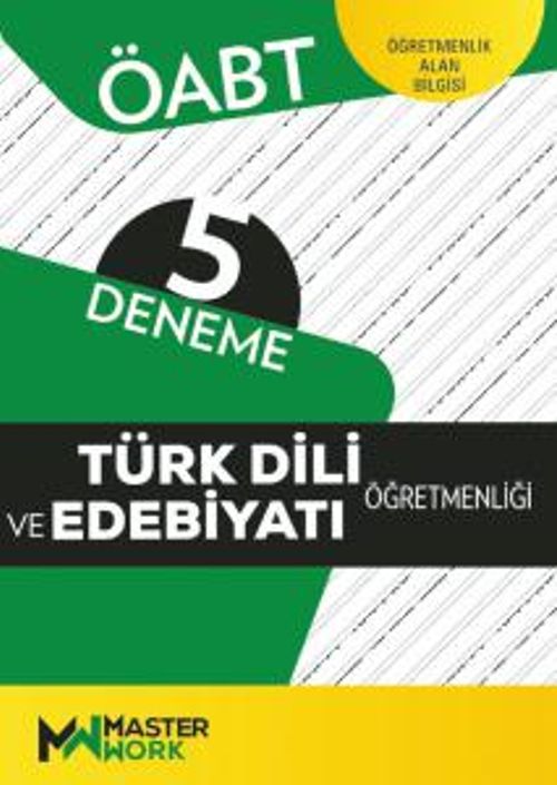 ÖABT Türk Dili Ve Edebiyatı Öğretmenliği 5 Deneme