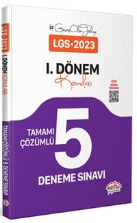 LGS 1. Dönem Tamamı Çözümlü 5 Fasikül Deneme 