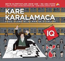 Kare Karalamaca 7  & 7'den 70'e Zeka Oyunları Kitapları Eşsiz Geometri ve Mantık Oyunları