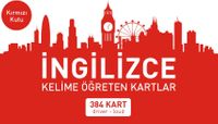 İngilizce Kelime Öğreten Kartlar Kırmızı Kutu (dirver-loud) (384 Kart)