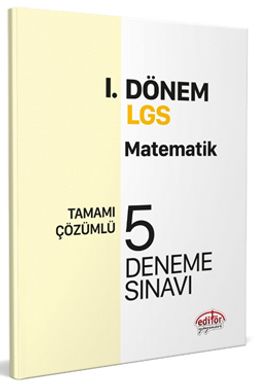 LGS I. Dönem Matematik Çözümlü 5 Deneme Sınavı