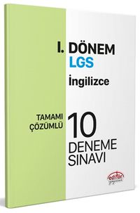 LGS I. Dönem İngilizce Çözümlü  10 Deneme Sınavı