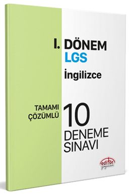 LGS I. Dönem İngilizce Çözümlü  10 Deneme Sınavı